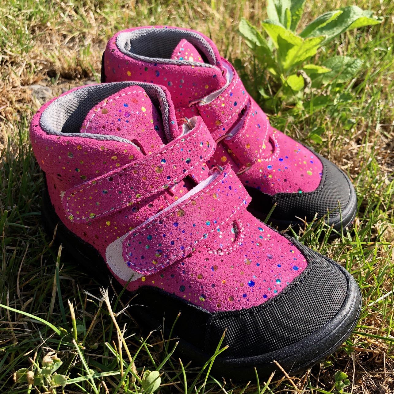 Jonap barefoot  BELLA s růžová bublina vel.25