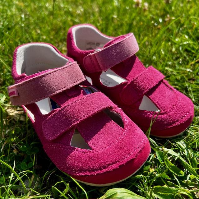 Protetika barefoot sandálky FLIP fuxia 22