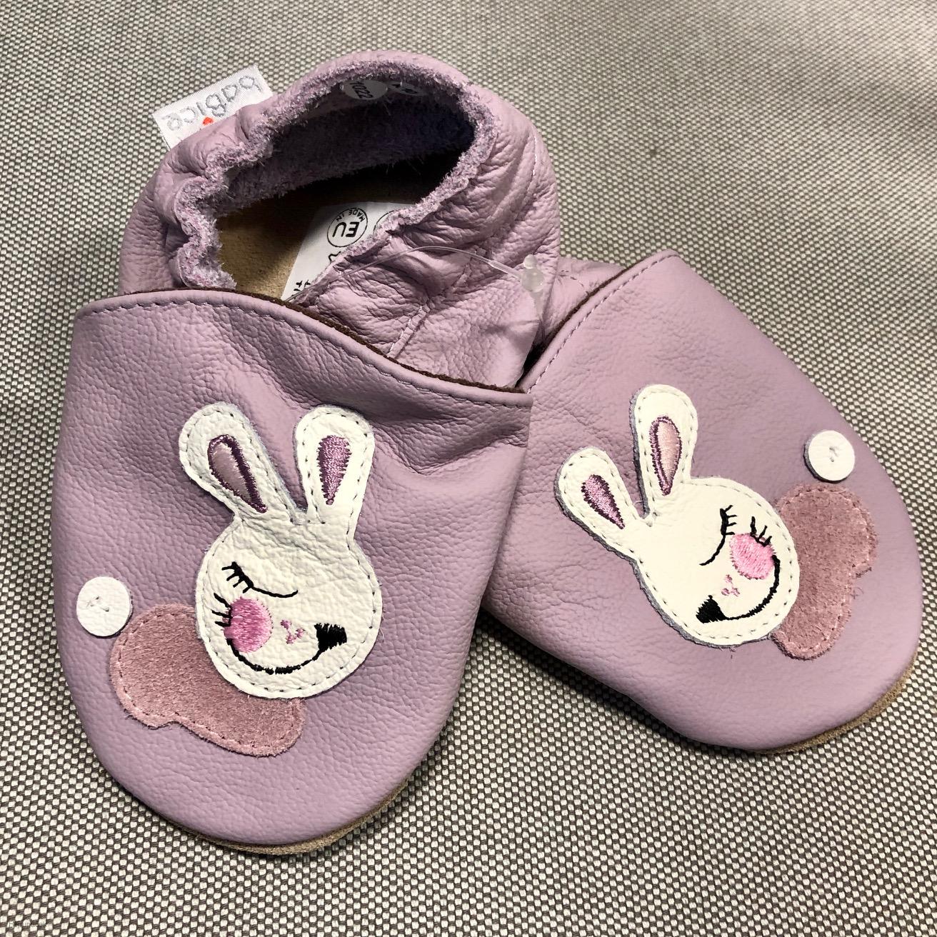 BaBice dětské capáčky rabbit lila 22-23