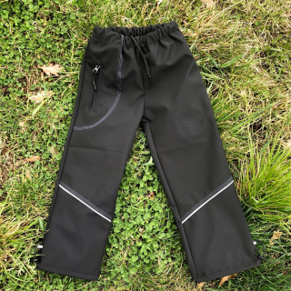 Softshellové kalhoty LETNÍ černé vel.110