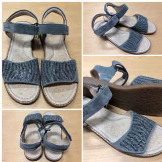 Lurchi dívčí sandálky 33-13412-25 grey 31