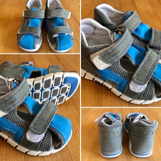 Santé sandálky N/810/401/S16/S85 modrá vel.22